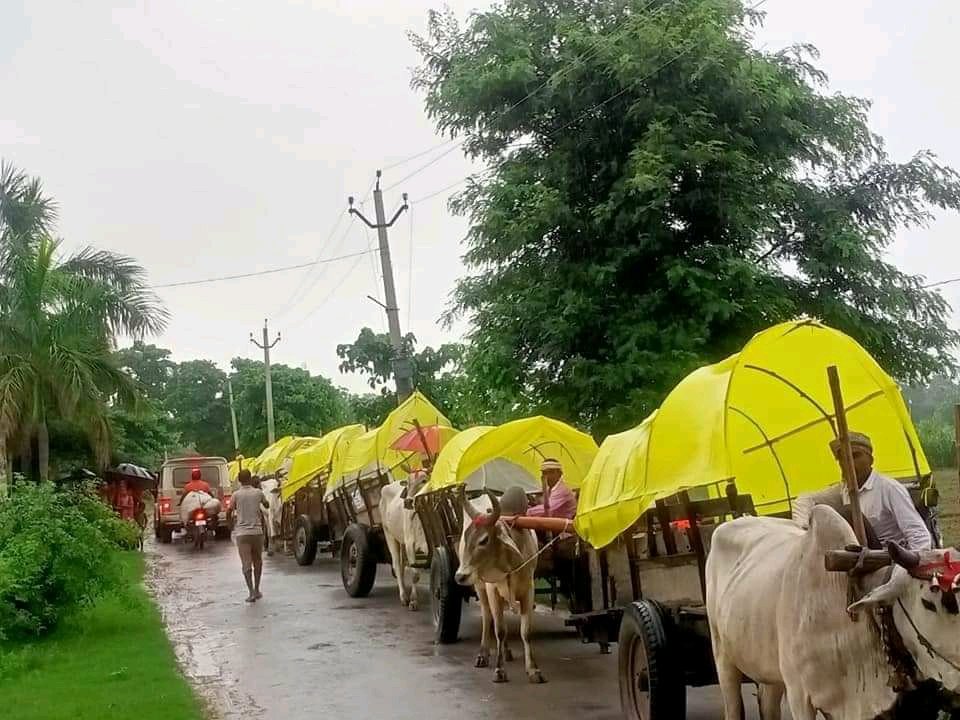 baarat on bullock cart