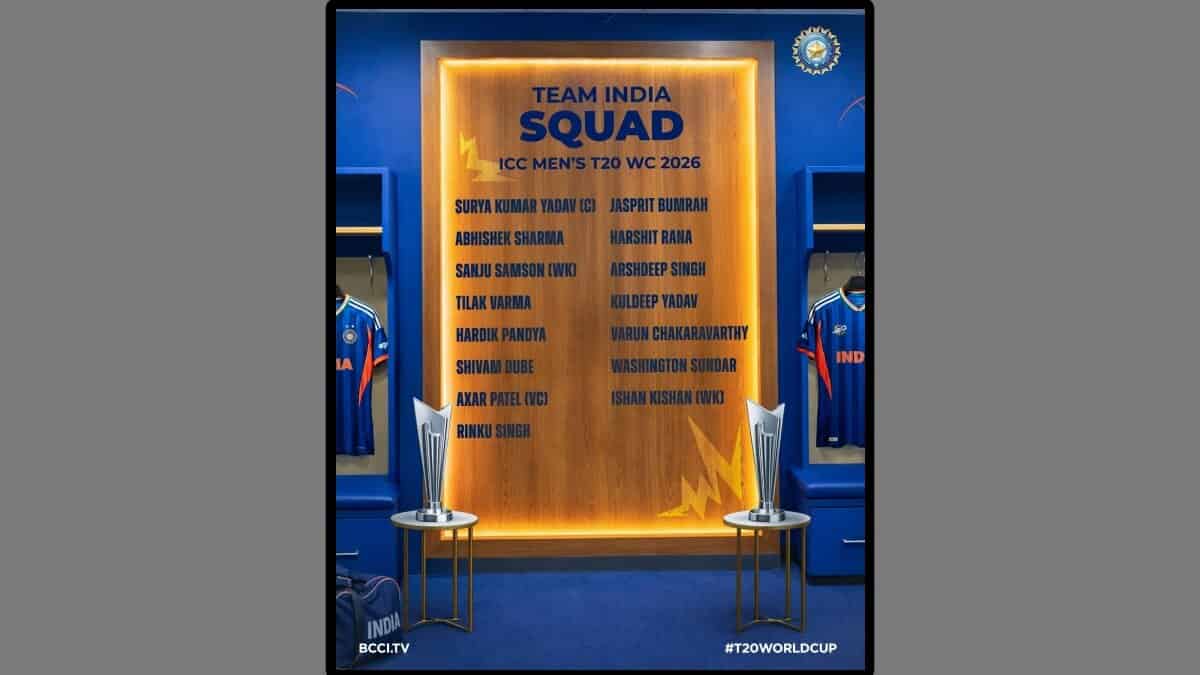 indian team for the t20 world cup 2026 has been announced bcci